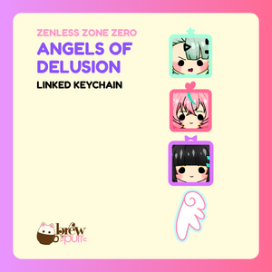 ZZZ Angels of Delusion 4-linked keychain Pre-Order