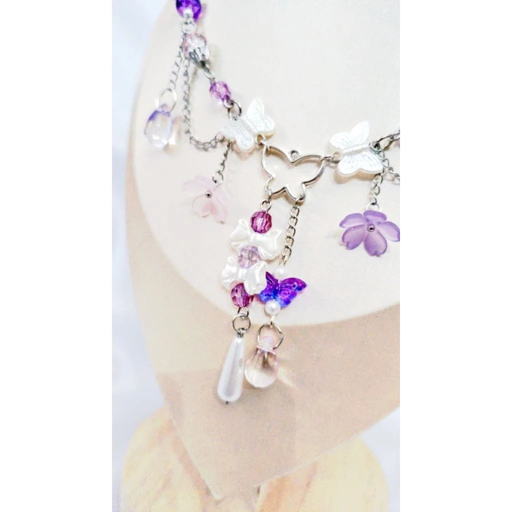 HSR Castorice Inspired Necklace | Honkai Star Rail | Stainless Steel Beaded Necklace