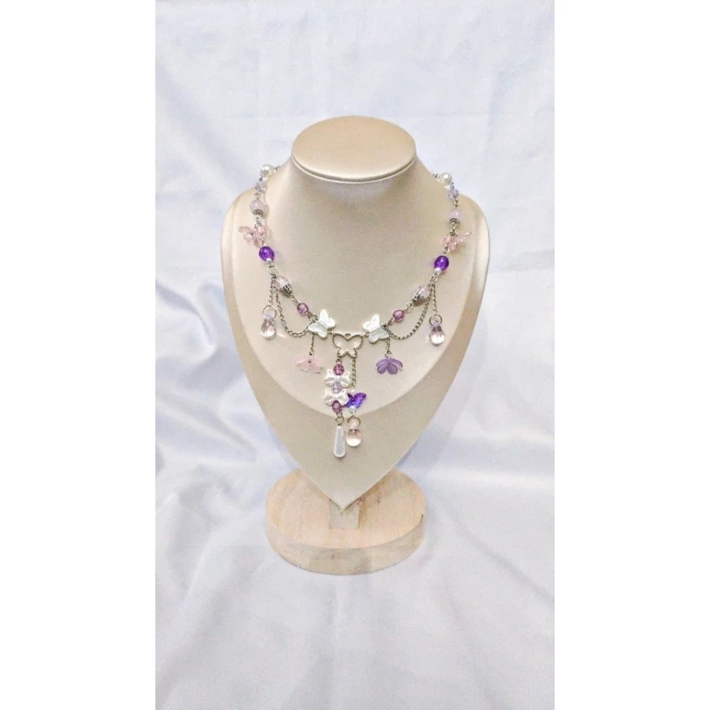 HSR Castorice Inspired Necklace | Honkai Star Rail | Stainless Steel Beaded Necklace