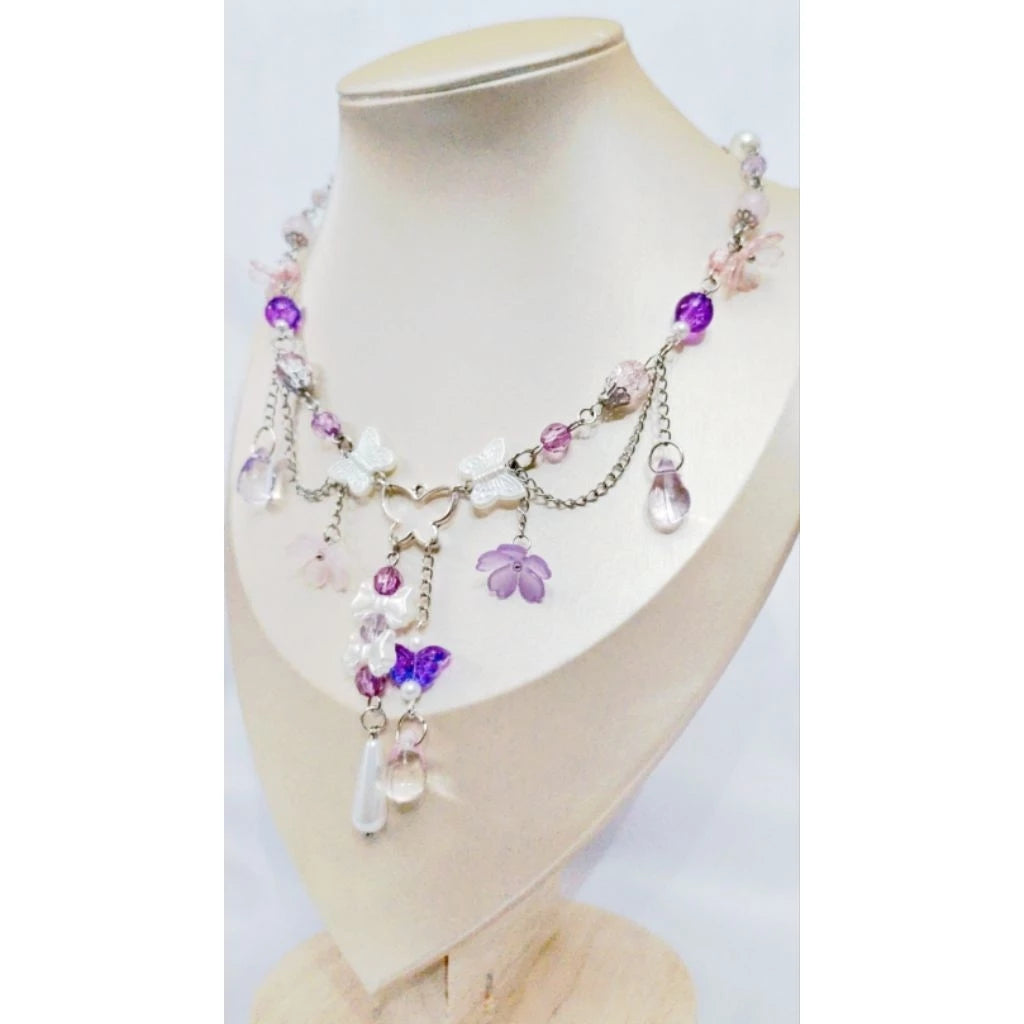 HSR Castorice Inspired Necklace | Honkai Star Rail | Stainless Steel Beaded Necklace