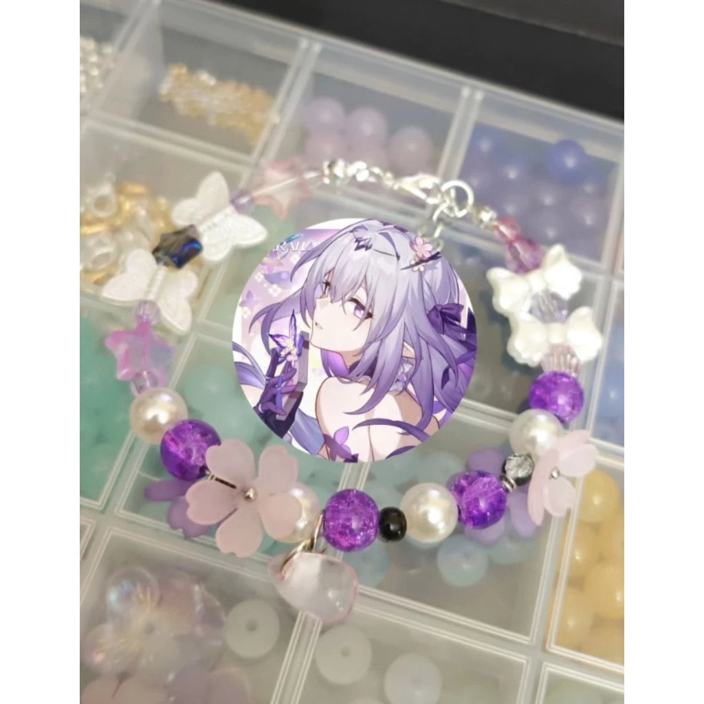 Handmade Castorice Inspired Bracelet | Honkai Star Rail Bracelet | HSR Fan Jewelry